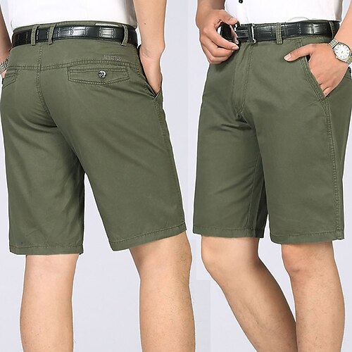 Men's Stylish Casual Chino Shorts Pocket Elastic Waist Knee Length Pants Sports Outdoor Daily Micro-elastic Solid Color Comfort Breathable Mid Waist ArmyGreen Khaki Navy Blue 30 31 32 33 34
Men's Stylish Casual Chino Shorts Pocket Elastic Waist Knee Length Pants Sports Outdoor Daily Micro-elastic Solid Color Comfort Breathable Mid Waist ArmyGreen Khaki Navy Blue 30 31 32 33 34