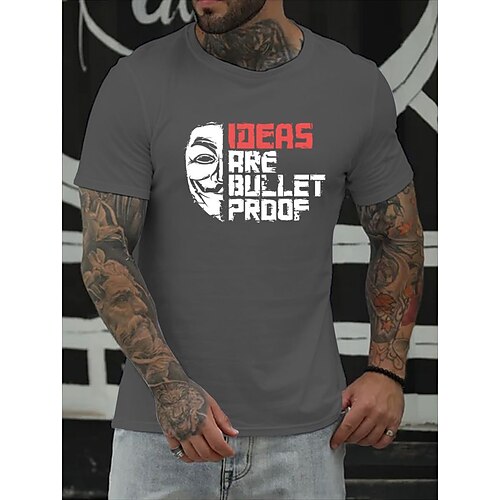 Men's T shirt Hot Stamping Human face Letter Round Neck Casual Daily Print Short Sleeve Tops Simple Basic Blue Black Gray
Men's T shirt Hot Stamping Human face Letter Round Neck Casual Daily Print Short Sleeve Tops Simple Basic Blue Black Gray