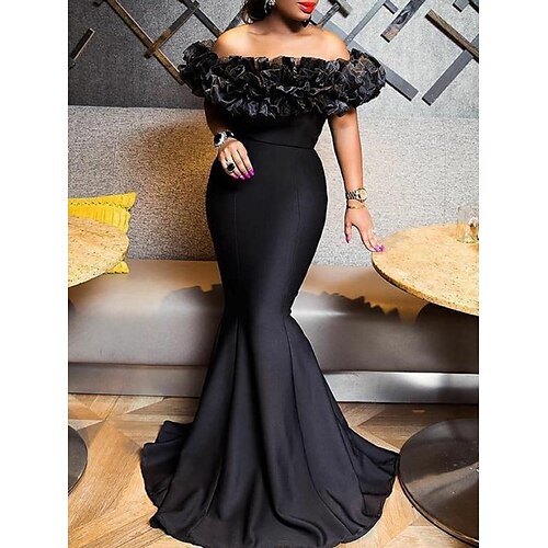 Vestido de fiesta formal para mujer vestido ceñido al cuerpo vestido largo maxi vestido verde negro azul sin mangas color puro volante primavera verano fuera del hombro delgado caliente 2023 s m l xl
Vestido de fiesta formal para mujer vestido ceñido al cuerpo vestido largo maxi vestido verde negro azul sin mangas color puro volante primavera verano fuera del hombro delgado caliente 2023 s m l xl