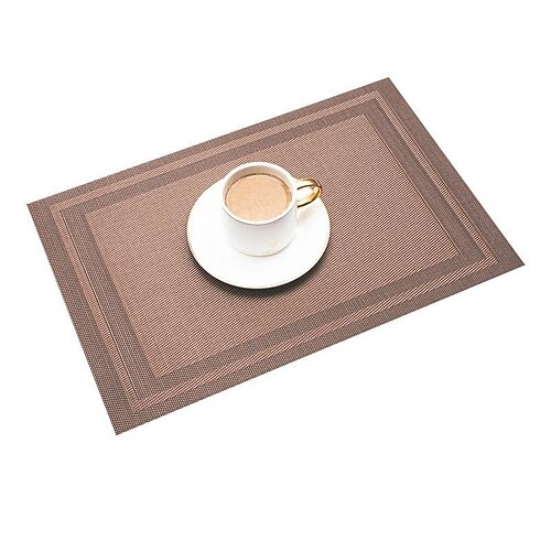 Placemats Placemat PVC Table Mats Heat Resistant Waterproof Washable Outdoor Placemats for Kitchen Dining Patio Table Decorations
Placemats Placemat PVC Table Mats Heat Resistant Waterproof Washable Outdoor Placemats for Kitchen Dining Patio Table Decorations
