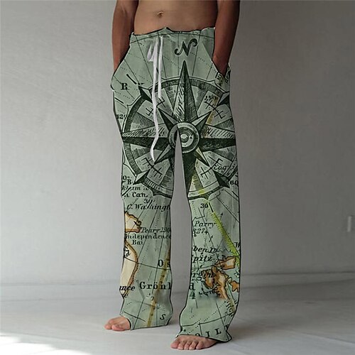 Men's Fashion Designer Straight Trousers 3D Print Elastic Drawstring Design Front Pocket Pants Casual Daily Graphic Prints Mechanical Parts Comfort Soft Mid Waist Green S M L XL XXL
Men's Fashion Designer Straight Trousers 3D Print Elastic Drawstring Design Front Pocket Pants Casual Daily Graphic Prints Mechanical Parts Comfort Soft Mid Waist Green S M L XL XXL