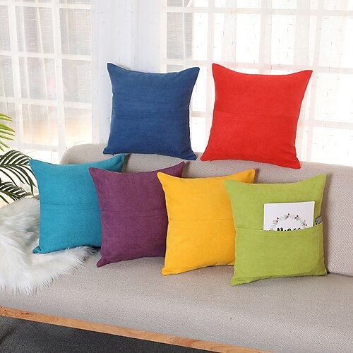 plain color functional pillowcase customizable multicolor comfort cushion cover home sofa pillowcase with pocket pillowcase
plain color functional pillowcase customizable multicolor comfort cushion cover home sofa pillowcase with pocket pillowcase