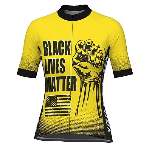21Grams Women's Short Sleeve Cycling Jersey Yellow American / USA National Flag Bike Top Mountain Bike MTB Road Bike Cycling Spandex Polyester Breathable Quick Dry Moisture Wicking Sports Clothing
21Grams Women's Short Sleeve Cycling Jersey Yellow American / USA National Flag Bike Top Mountain Bike MTB Road Bike Cycling Spandex Polyester Breathable Quick Dry Moisture Wicking Sports Clothing