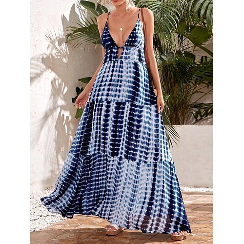 Women's A Line Dress Maxi long Dress Navy Blue Sleeveless Color Gradient Ruched Patchwork Print Spring Summer V Neck Spaghetti Strap Elegant Casual 2022 S M L XL XXL 3XL
Women's A Line Dress Maxi long Dress Navy Blue Sleeveless Color Gradient Ruched Patchwork Print Spring Summer V Neck Spaghetti Strap Elegant Casual 2022 S M L XL XXL 3XL