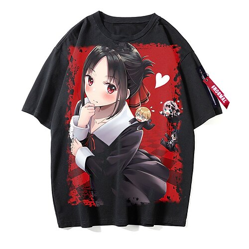 Inspired by Kaguya Sama: Love Is War Fujiwara Chika Shinomiya Kaguya Cosplay Costume T-shirt Polyester / Cotton Blend Pattern Harajuku Graphic Kawaii T-shirt For Men's / Women's / Couple's
Inspired by Kaguya Sama: Love Is War Fujiwara Chika Shinomiya Kaguya Cosplay Costume T-shirt Polyester / Cotton Blend Pattern Harajuku Graphic Kawaii T-shirt For Men's / Women's / Couple's