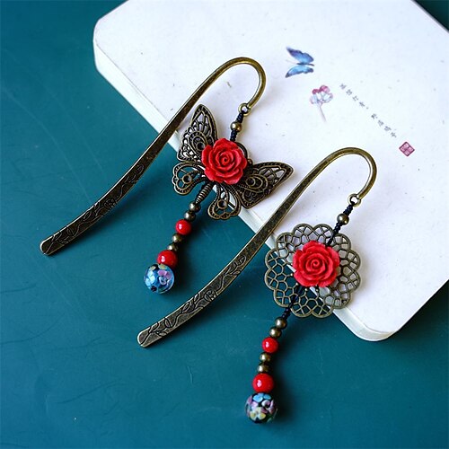 2 pcs Metal Bookmark Geometrical Animal Creative Delicate Page Markers Metal Retro Aesthetic Pendant Bookmark for Student Women Gifts 122 inch
2 pcs Metal Bookmark Geometrical Animal Creative Delicate Page Markers Metal Retro Aesthetic Pendant Bookmark for Student Women Gifts 122 inch
