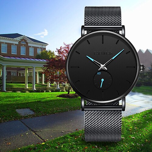 Oktime Quartz Watch for Men Analog Quartz Fashion Basic Formal Style Casual Waterproof Stopwatch Metal Stainless Steel Friends Bolster / One Year
Oktime Quartz Watch for Men Analog Quartz Fashion Basic Formal Style Casual Waterproof Stopwatch Metal Stainless Steel Friends Bolster / One Year