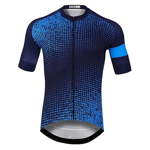 21Grams Men's Cycling Jersey Short Sleeve Bike Top with 3 Rear Pockets Mountain Bike MTB Road Bike Cycling Breathable Quick Dry Moisture Wicking Reflective Strips Blue Polyester Spandex Sports
21Grams Men's Cycling Jersey Short Sleeve Bike Top with 3 Rear Pockets Mountain Bike MTB Road Bike Cycling Breathable Quick Dry Moisture Wicking Reflective Strips Blue Polyester Spandex Sports