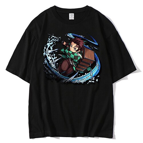 Inspired by Demon Slayer: Kimetsu no Yaiba Kamado Tanjiro T-shirt Cartoon 100% Polyester Anime Harajuku Graphic Kawaii T-shirt For Men's / Women's / Couple's
Inspired by Demon Slayer: Kimetsu no Yaiba Kamado Tanjiro T-shirt Cartoon 100% Polyester Anime Harajuku Graphic Kawaii T-shirt For Men's / Women's / Couple's
