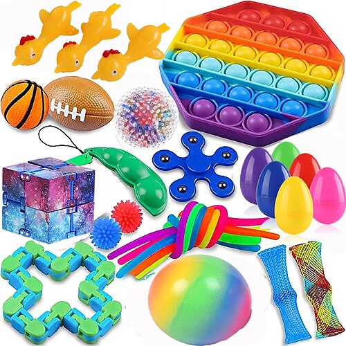 Finger Toy Squeeze Toy / Sensory Toy Push Pop Bubble Sensory Fidget Toy Stress Reliever 28 pcs Portable Gift Stress and Anxiety Relief Flexible Durable Non-toxic Electronic Password For Teen Men Boys
Finger Toy Squeeze Toy / Sensory Toy Push Pop Bubble Sensory Fidget Toy Stress Reliever 28 pcs Portable Gift Stress and Anxiety Relief Flexible Durable Non-toxic Electronic Password For Teen Men Boys