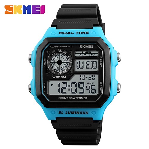 SKMEI Digital Watch for Men Digital Digital Stylish Stylish Casual Waterproof Calendar Alarm Clock Plastic Silicone Fashion
SKMEI Digital Watch for Men Digital Digital Stylish Stylish Casual Waterproof Calendar Alarm Clock Plastic Silicone Fashion