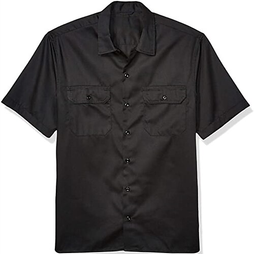 Men's Shirt Solid Color Turndown Street Casual Button-Down Short Sleeve Tops Casual Fashion Breathable Comfortable Blue Black Gray
Men's Shirt Solid Color Turndown Street Casual Button-Down Short Sleeve Tops Casual Fashion Breathable Comfortable Blue Black Gray