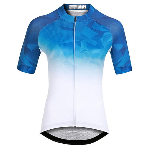 21Grams Women's Short Sleeve Cycling Jersey Summer Spandex Blue Bike Top Mountain Bike MTB Road Bike Cycling Quick Dry Moisture Wicking Sports Clothing Apparel / Athleisure
21Grams Women's Short Sleeve Cycling Jersey Summer Spandex Blue Bike Top Mountain Bike MTB Road Bike Cycling Quick Dry Moisture Wicking Sports Clothing Apparel / Athleisure