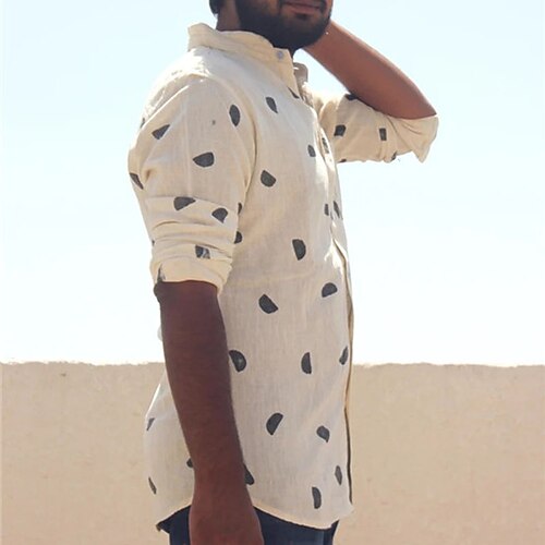 Men's Shirt Graphic Stand Collar Street Casual Button-Down Long Sleeve Tops Fashion Classic Comfortable Big and Tall Khaki
Men's Shirt Graphic Stand Collar Street Casual Button-Down Long Sleeve Tops Fashion Classic Comfortable Big and Tall Khaki