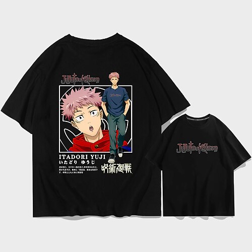 Inspired by Jujutsu Kaisen Yuji Itadori T-shirt Anime 100% Polyester Anime Harajuku Graphic Kawaii T-shirt For Men's / Women's / Couple's
Inspired by Jujutsu Kaisen Yuji Itadori T-shirt Anime 100% Polyester Anime Harajuku Graphic Kawaii T-shirt For Men's / Women's / Couple's