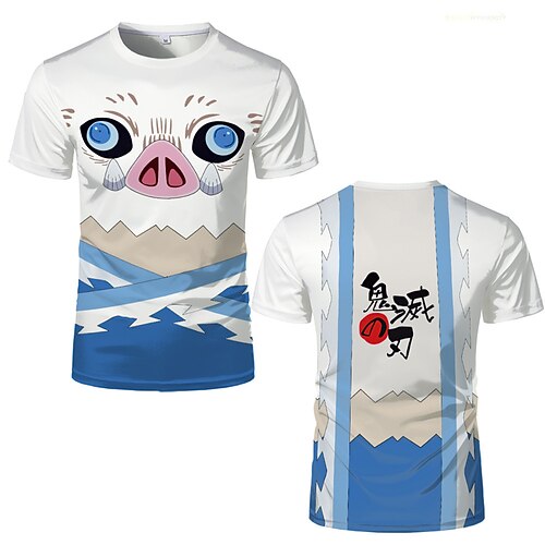 Inspired by Demon Slayer: Kimetsu no Yaiba Kamado Nezuko Kamado Tanjirou Inosuke Hashibira T-shirt Anime 100% Polyester Anime 3D Harajuku Graphic T-shirt For Men's / Women's / Couple's
Inspired by Demon Slayer: Kimetsu no Yaiba Kamado Nezuko Kamado Tanjirou Inosuke Hashibira T-shirt Anime 100% Polyester Anime 3D Harajuku Graphic T-shirt For Men's / Women's / Couple's