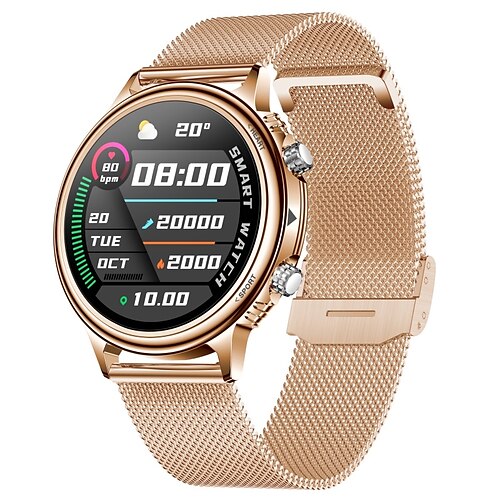 

696 CF85 Smart Watch 1.32 inch Smart Band Fitness Bracelet Bluetooth Pedometer Call Reminder Sleep Tracker Compatible with Android iOS Women Men Hands-Free Calls Message Reminder Camera Control IP 67