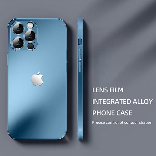 Phone Case For Apple Back Cover iPhone 13 12 11 Pro Max Mini Water Resistant Shockproof Dustproof Solid Colored Aluminum Alloy Tempered Glass
Phone Case For Apple Back Cover iPhone 13 12 11 Pro Max Mini Water Resistant Shockproof Dustproof Solid Colored Aluminum Alloy Tempered Glass