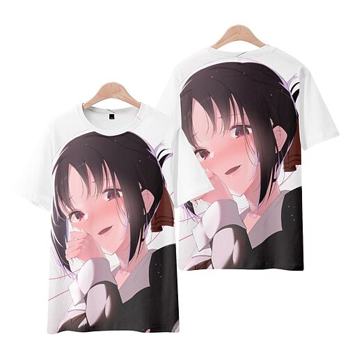 Inspired by Kaguya-sama: Love is War Fujiwara Chika Shinomiya Kaguya Cosplay Costume T-shirt 100% Polyester Pattern Harajuku Graphic Kawaii T-shirt For Men's / Women's / Couple's
Inspired by Kaguya-sama: Love is War Fujiwara Chika Shinomiya Kaguya Cosplay Costume T-shirt 100% Polyester Pattern Harajuku Graphic Kawaii T-shirt For Men's / Women's / Couple's