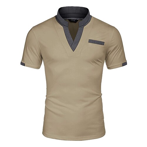 Homme T shirt Tee T-shirt Bloc de couleur Col V Plein Air Vacances Manches courtes Vêtement Tenue Mode Design basique
Homme T shirt Tee T-shirt Bloc de couleur Col V Plein Air Vacances Manches courtes Vêtement Tenue Mode Design basique