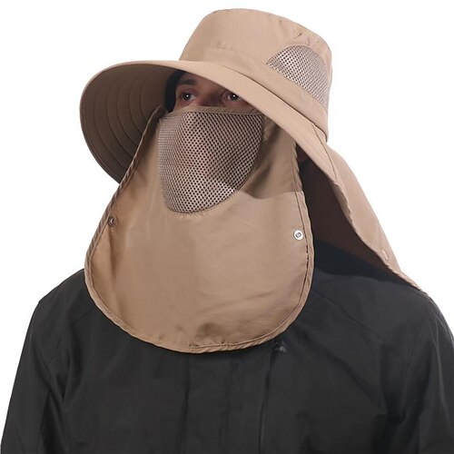 Men's Women's Sun Hat Fishing Hat Hiking Hat Boonie hat Wide Brim with Face Cover Neck Flap Summer Outdoor UV Sun Protection Sunscreen UV Protection Breathable Hat Navy Green Grey for Fishing
Men's Women's Sun Hat Fishing Hat Hiking Hat Boonie hat Wide Brim with Face Cover Neck Flap Summer Outdoor UV Sun Protection Sunscreen UV Protection Breathable Hat Navy Green Grey for Fishing