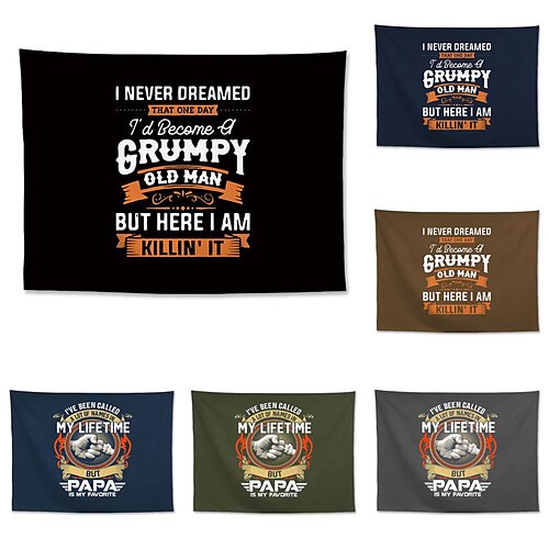 Grumpy Old Man Wall Tapestry Art Decor Blanket Curtain Hanging Home Bedroom Living Room Decoration Polyester
Grumpy Old Man Wall Tapestry Art Decor Blanket Curtain Hanging Home Bedroom Living Room Decoration Polyester