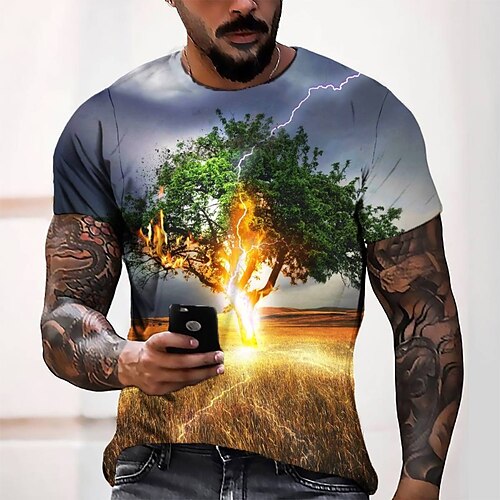 Men's T shirt Tee Tee Graphic Round Neck Orange 3D Print Casual Daily Short Sleeve 3D Print Clothing Apparel Fashion Cool Designer Comfortable / Summer / Summer
Men's T shirt Tee Tee Graphic Round Neck Orange 3D Print Casual Daily Short Sleeve 3D Print Clothing Apparel Fashion Cool Designer Comfortable / Summer / Summer