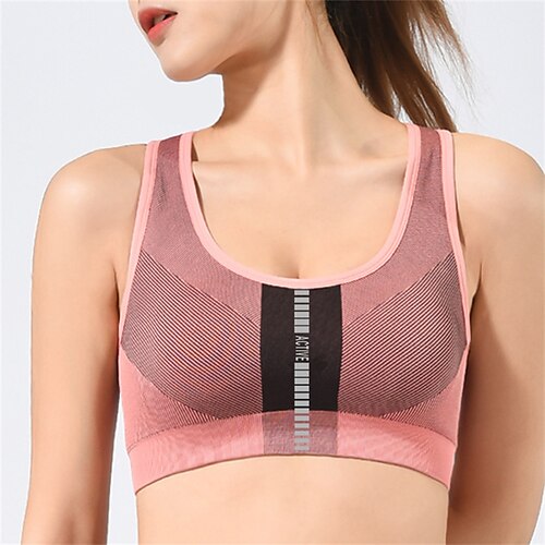Women's Sports Bra Bralette Open Back Nylon Spandex Yoga Fitness Gym Workout Breathable Lightweight Soft Padded Medium Support Rosy Pink Dark Green Fruit Green Burgundy Solid Colored / Summer
Women's Sports Bra Bralette Open Back Nylon Spandex Yoga Fitness Gym Workout Breathable Lightweight Soft Padded Medium Support Rosy Pink Dark Green Fruit Green Burgundy Solid Colored / Summer