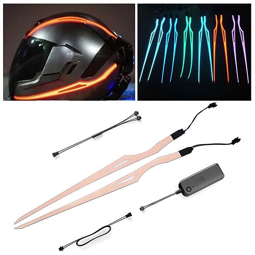 Motorcycle Helmet Light Strip Waterproof LED Light Night Signal Luminous Light Helmet Sticker Motorcycle Accessories
Motorcycle Helmet Light Strip Waterproof LED Light Night Signal Luminous Light Helmet Sticker Motorcycle Accessories