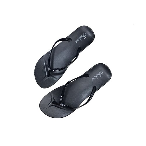 Women's Flip-Flops Flat Sandals Flat Heel Round Toe Open Toe Elegant Casual Daily PVC Loafer Spring Summer Solid Colored Black
Women's Flip-Flops Flat Sandals Flat Heel Round Toe Open Toe Elegant Casual Daily PVC Loafer Spring Summer Solid Colored Black