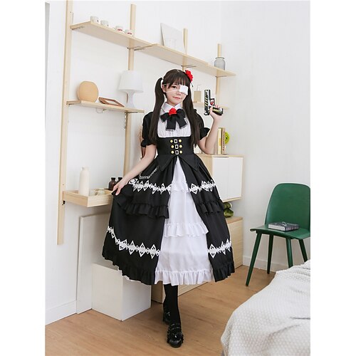 Inspired by Date A Live Kurumi Tokisaki Anime Cosplay Costumes Japanese Cosplay Suits Costume For Women's
Inspired by Date A Live Kurumi Tokisaki Anime Cosplay Costumes Japanese Cosplay Suits Costume For Women's