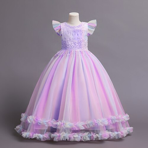 Bambino Da ragazza Vestito da festa Arcobaleno Fiore decorativo Vestito Abito da battesimo Girocollo Senza maniche Da principessa Vestito 4-13 anni Estate Multicolore Bianco Champagne
Bambino Da ragazza Vestito da festa Arcobaleno Fiore decorativo Vestito Abito da battesimo Girocollo Senza maniche Da principessa Vestito 4-13 anni Estate Multicolore Bianco Champagne