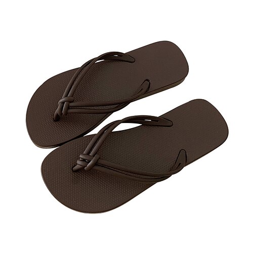 Women's Flip-Flops Flat Sandals Flat Heel Round Toe Open Toe Elegant Casual Daily PVC Loafer Spring Summer Solid Colored Black Brown Beige
Women's Flip-Flops Flat Sandals Flat Heel Round Toe Open Toe Elegant Casual Daily PVC Loafer Spring Summer Solid Colored Black Brown Beige