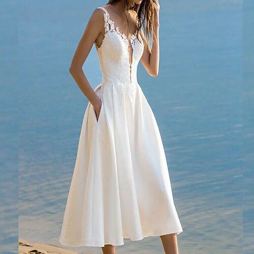Women's A Line Dress Midi Dress White Sleeveless Solid Color Lace Spring Summer Spaghetti Strap Elegant 2022 S M L XL / Party Dress
Women's A Line Dress Midi Dress White Sleeveless Solid Color Lace Spring Summer Spaghetti Strap Elegant 2022 S M L XL / Party Dress