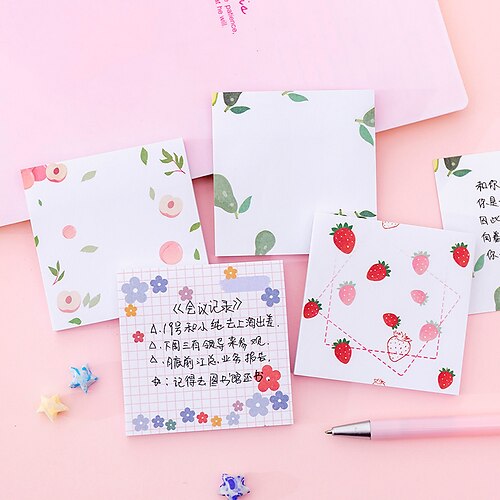 10 pcs Sticky notes 33 inch Colorful Paper Cute Self-adhesive Kawaii Post It Notes for School Office Student
10 pcs Sticky notes 33 inch Colorful Paper Cute Self-adhesive Kawaii Post It Notes for School Office Student