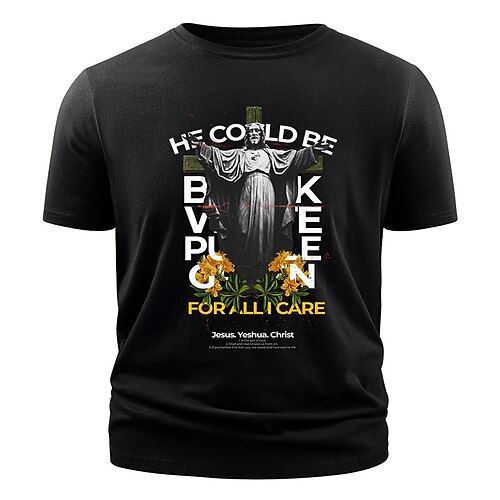 Men's T shirt Hot Stamping Human Letter Round Neck Casual Daily Print Short Sleeve Tops Simple Basic Blue Black Gray
Men's T shirt Hot Stamping Human Letter Round Neck Casual Daily Print Short Sleeve Tops Simple Basic Blue Black Gray