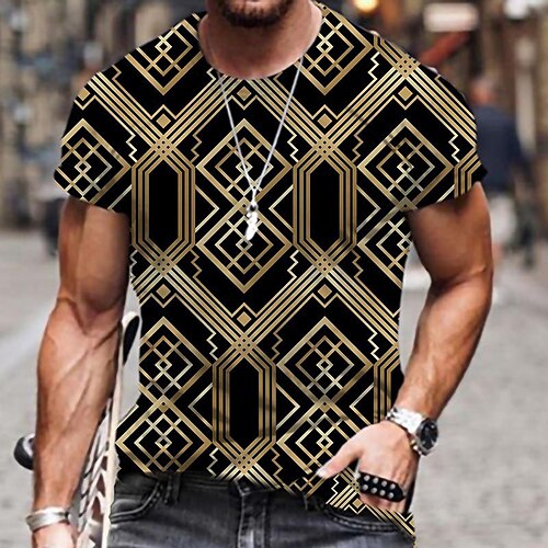 Men's Unisex T shirt 3D Print Graphic Technology Crew Neck Street Daily Print Short Sleeve Tops Casual Designer Big and Tall Sports Light Yellow Black Light Brown
Men's Unisex T shirt 3D Print Graphic Technology Crew Neck Street Daily Print Short Sleeve Tops Casual Designer Big and Tall Sports Light Yellow Black Light Brown