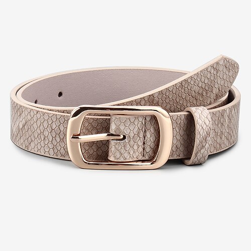Women's PU Buckle Belt PU Leather Metal Bucke Geometric Formal Classic Party Daily Multicolor
Women's PU Buckle Belt PU Leather Metal Bucke Geometric Formal Classic Party Daily Multicolor