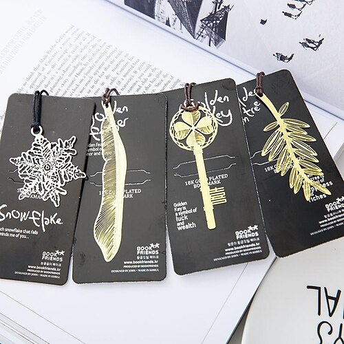 5 pcs Metal Bookmark Feather Plant Creative Delicate Page Markers Metal Retro Aesthetic Chinese Style Bookmark for Student Women Gifts 4.131.97 inch
5 pcs Metal Bookmark Feather Plant Creative Delicate Page Markers Metal Retro Aesthetic Chinese Style Bookmark for Student Women Gifts 4.131.97 inch