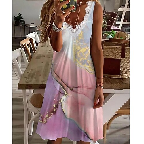 Women's A Line Dress Short Mini Dress Pink Short Sleeve Tie Dye Print Spring Summer V Neck Elegant Sexy 2022 S M L XL 2XL XXXL
Women's A Line Dress Short Mini Dress Pink Short Sleeve Tie Dye Print Spring Summer V Neck Elegant Sexy 2022 S M L XL 2XL XXXL