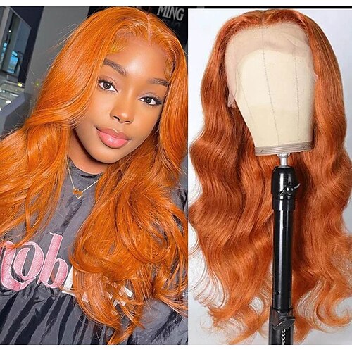 Orange Lace Front Wigs Human Hair Body Wave 13x4 Lace Front Wigs Glueless Human Hair Wigs for Black Women 150% Density Glueless Wig Brazilian Virgin Hair Pre Plucked with Baby Hair 16-32 Inch
Orange Lace Front Wigs Human Hair Body Wave 13x4 Lace Front Wigs Glueless Human Hair Wigs for Black Women 150% Density Glueless Wig Brazilian Virgin Hair Pre Plucked with Baby Hair 16-32 Inch