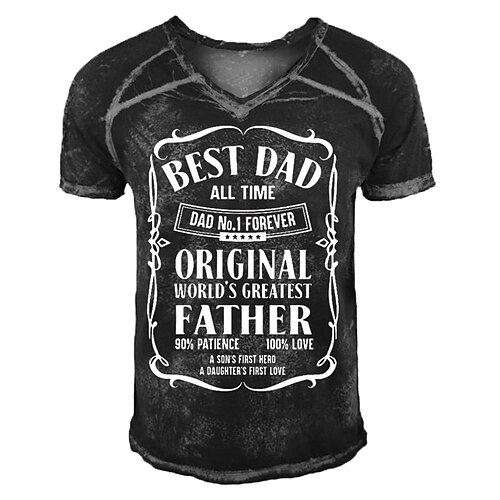 Men's T shirt 3D Print Graphic Letter V Neck Street Casual Print Short Sleeve Tops Basic Fashion Classic Comfortable Black / Sports / Summer
Men's T shirt 3D Print Graphic Letter V Neck Street Casual Print Short Sleeve Tops Basic Fashion Classic Comfortable Black / Sports / Summer