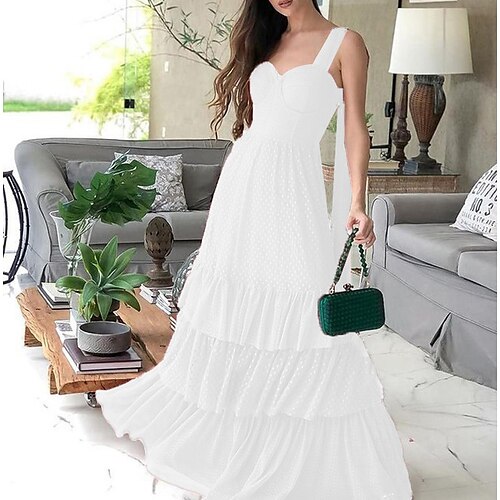 A-Line Wedding Dresses Square Neck Floor Length Tulle Sleeveless Simple Beach Sexy with Ruffles Solid Color 2022
A-Line Wedding Dresses Square Neck Floor Length Tulle Sleeveless Simple Beach Sexy with Ruffles Solid Color 2022