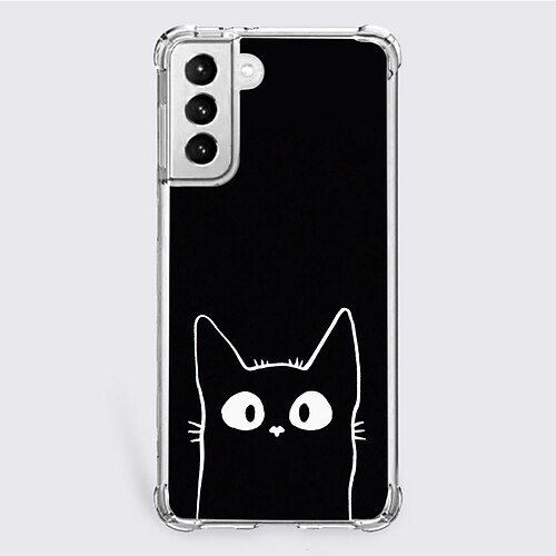

Cat Phone Case For Samsung Galaxy A73 A53 A33 S22 Ultra Plus S21 FE S20 A72 A52 A42 Unique Design Protective Case Shockproof Dustproof Transparent Back Cover TPU