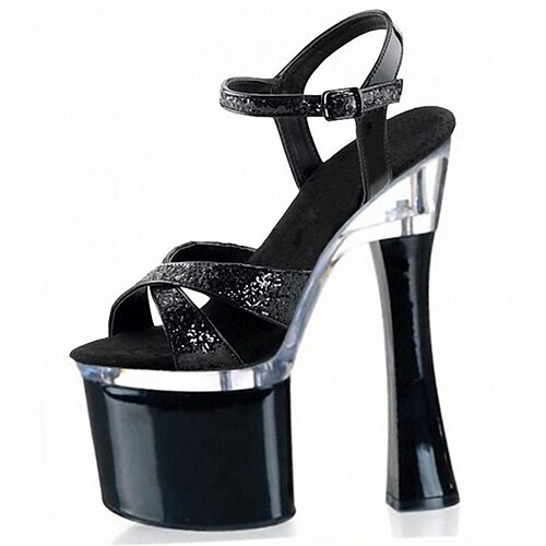 Mujer Sandalias Fiesta Playa Hebilla Tacones cerrados Dedo redondo Punta abierta Cuero PU Mocasín Color sólido Negro Plateado
Mujer Sandalias Fiesta Playa Hebilla Tacones cerrados Dedo redondo Punta abierta Cuero PU Mocasín Color sólido Negro Plateado