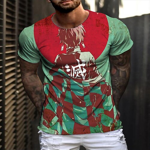 Inspired by Demon Slayer: Kimetsu no Yaiba Kamado Tanjirou T-shirt Anime 100% Polyester Anime Classic Retro Vintage T-shirt For Men's
Inspired by Demon Slayer: Kimetsu no Yaiba Kamado Tanjirou T-shirt Anime 100% Polyester Anime Classic Retro Vintage T-shirt For Men's