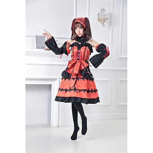 Inspired by Date A Live Kurumi Tokisaki Anime Cosplay Costumes Japanese Cosplay Suits Costume For Women's
Inspired by Date A Live Kurumi Tokisaki Anime Cosplay Costumes Japanese Cosplay Suits Costume For Women's