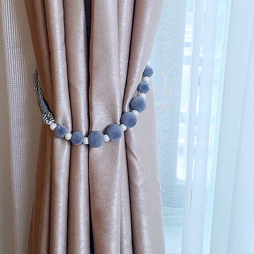 2 Pcs Tiebacks Curtain Accessories Window Drapes for Living Room Bedroom Curtain Strap
2 Pcs Tiebacks Curtain Accessories Window Drapes for Living Room Bedroom Curtain Strap