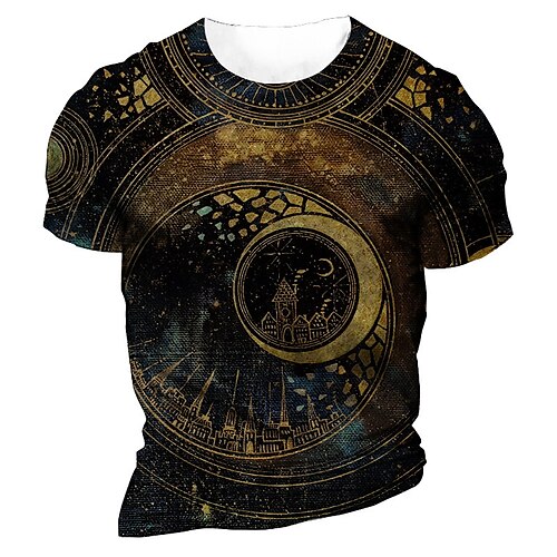 Men's Unisex T shirt 3D Print Graphic Prints Moon Interstellar Crew Neck Street Daily Print Short Sleeve Tops Casual Designer Big and Tall Sports Black
Men's Unisex T shirt 3D Print Graphic Prints Moon Interstellar Crew Neck Street Daily Print Short Sleeve Tops Casual Designer Big and Tall Sports Black