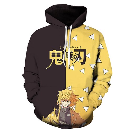 Inspired by Demon Slayer: Kimetsu no Yaiba Agatsuma Zenitsu Hoodie Cartoon 100% Polyester Anime Harajuku Graphic Kawaii Hoodie For Men's / Women's / Couple's
Inspired by Demon Slayer: Kimetsu no Yaiba Agatsuma Zenitsu Hoodie Cartoon 100% Polyester Anime Harajuku Graphic Kawaii Hoodie For Men's / Women's / Couple's